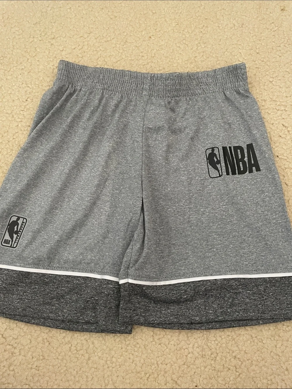 NBA Boys' Gray Two-Tone Short Matching Set - Gray